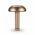 Lampe de table en métal doré avec base cylindrique design moderne 20 x 20 x 30cm
