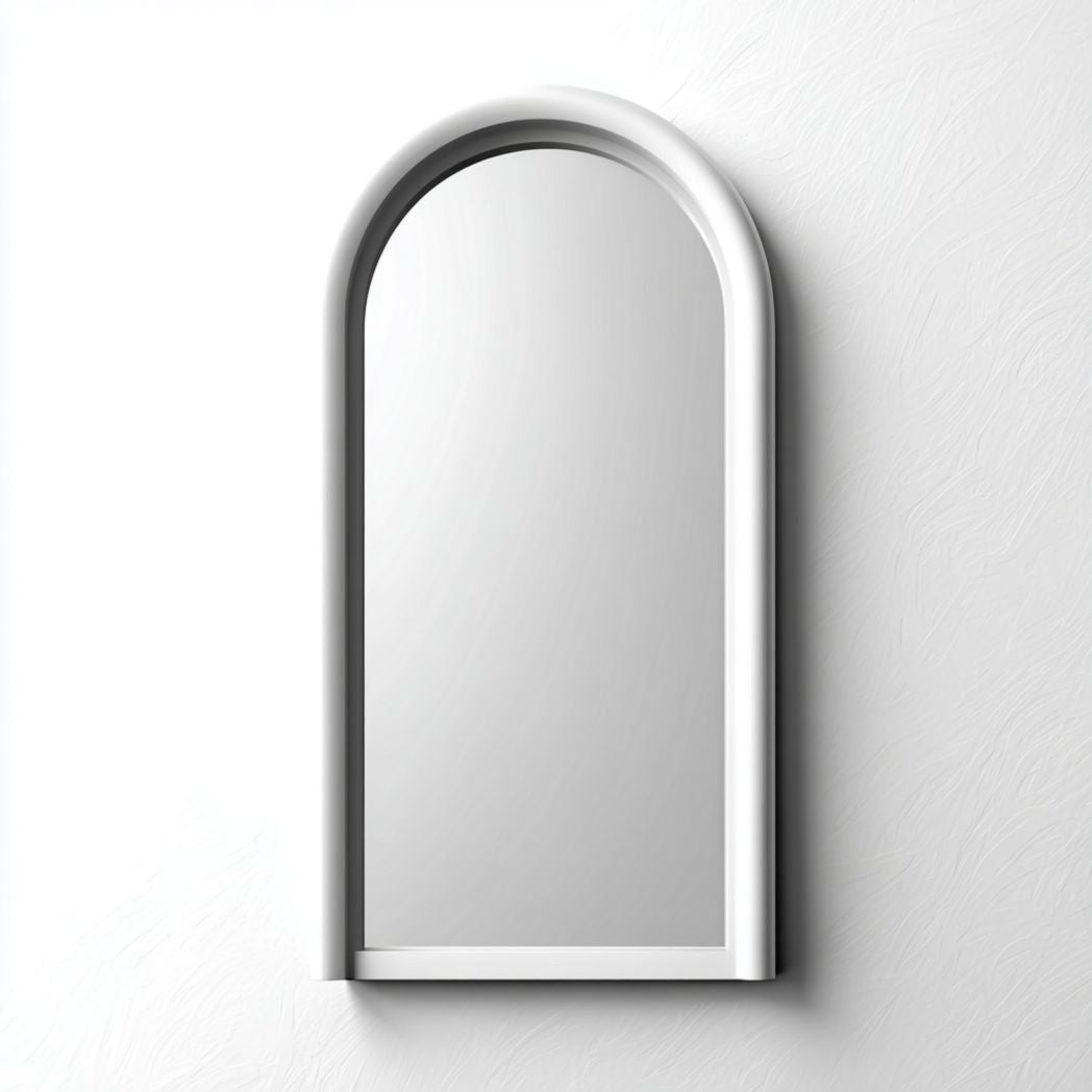 Miroir mural en métal argenté pour entrée dimensions 120 x 40 x 5cm